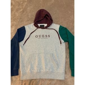 Vintage Style Guess Los Angeles Sweatshirt with Hood